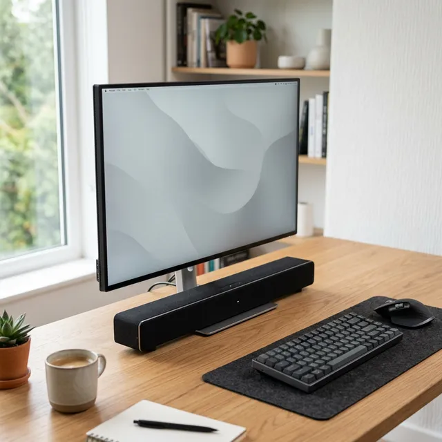 モニターの音質への不満を解消！省スペースに置ける高音質PCサウンドバー