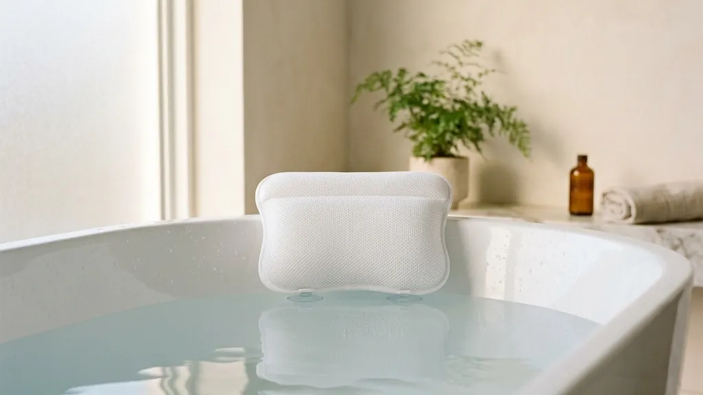 【自宅の風呂が高級スパの寝湯に】首と頭の重力をなくす魔法のアイテム「Enich agent バスピロー」