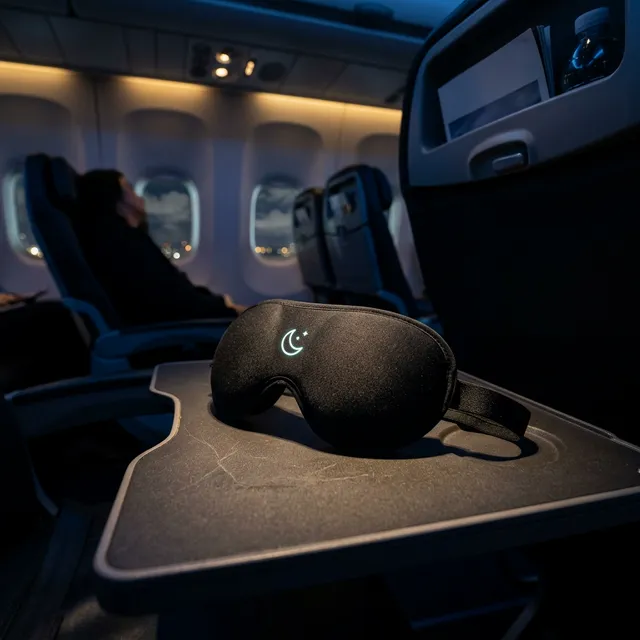 飛行機で寝れない時の最終兵器！完全遮光と究極のフィット感の最強アイマスク