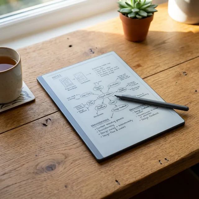 iPadのギラギラ画面に疲れた人へ！究極の書き味「電子ペーパータブレット」