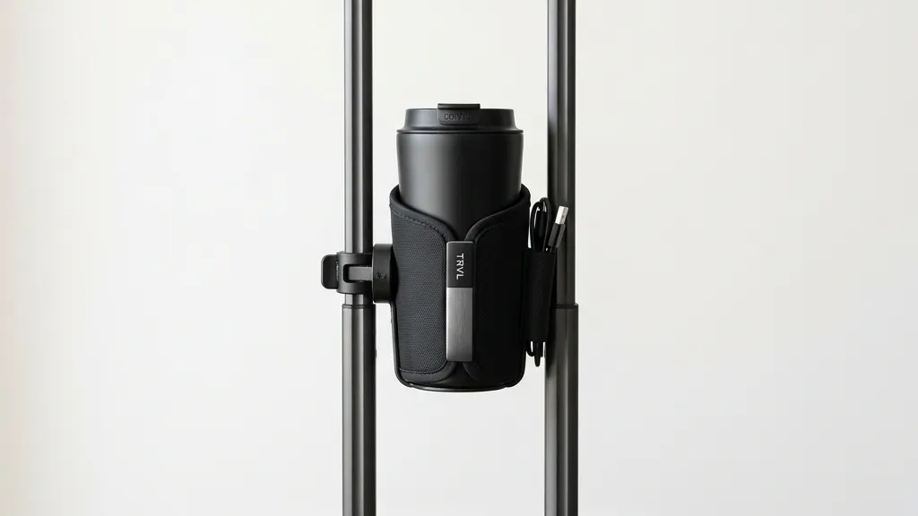空港での両手塞がり問題を一掃！スーツケース拡張ドリンクホルダー