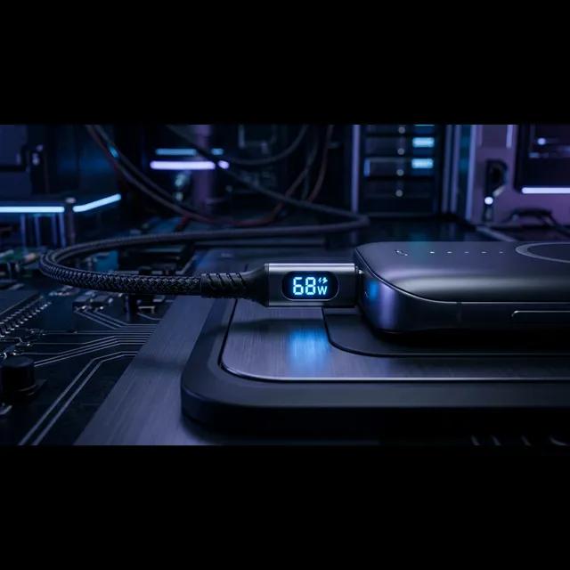 「いまなにWで充電してる？」が一目でわかる！出張中の充電不安を可視化するスマートケーブル