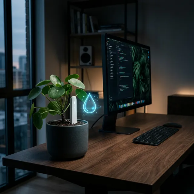 観葉植物をもう枯らさない！水やりのタイミングが一目でわかる魔法のスティックのアイキャッチ画像