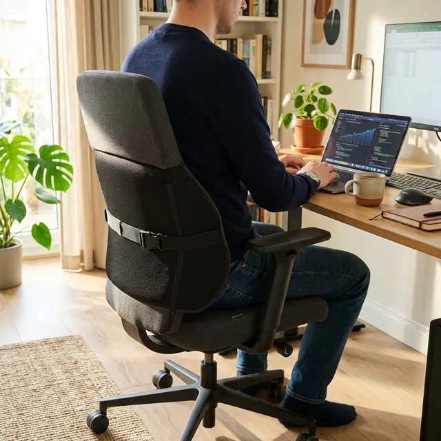 今の椅子が高級チェアに化ける！後付け「ランバーサポート」の破壊力