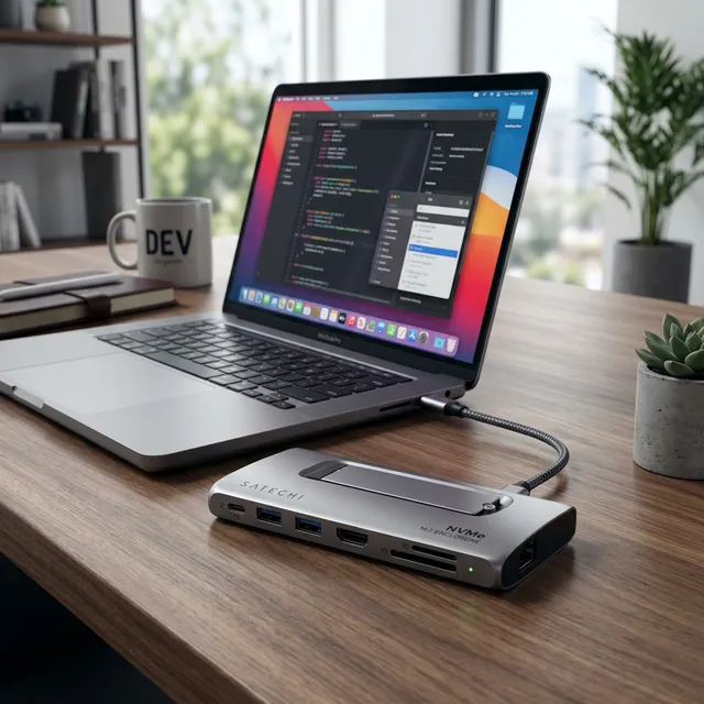 容量不足と配線地獄を同時に解決！M.2 SSD内蔵対応の「最強USB-Cハブ」