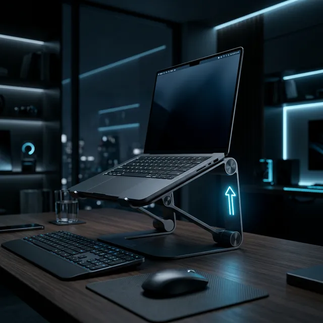 ノートPCの画面を上げて猫背と首痛を解消！BoYata無段階調整スタンドが快適すぎるのアイキャッチ画像