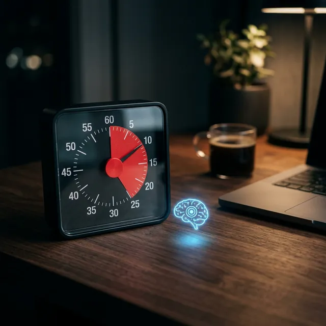 スマホの誘惑を断ち切る！残り時間が「見える」究極の集中力ハック