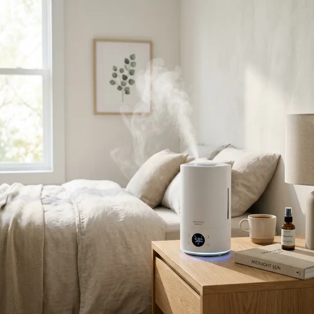 乾燥地獄と給水の手間を完全排除！大容量5.5L「Ogdghoハイブリッド式加湿器」のアイキャッチ画像