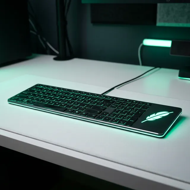 電卓入力も静かで高速！薄型パンタグラフ×テンキー付きキーボード