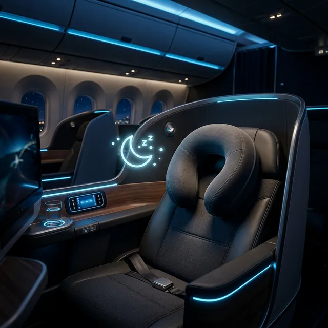 【もう首が痛くならない】機内で爆睡。U字型を過去にする「巻くネックピロー」のアイキャッチ画像