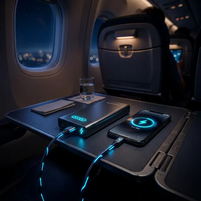 飛行機への持ち込みはどれがいい？大容量モバイルバッテリーおすすめ最強モデルのアイキャッチ画像