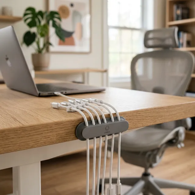 デスクの裏へ落ちるイライラに終止符！Ankerマグネット式ケーブルホルダーが神すぎる