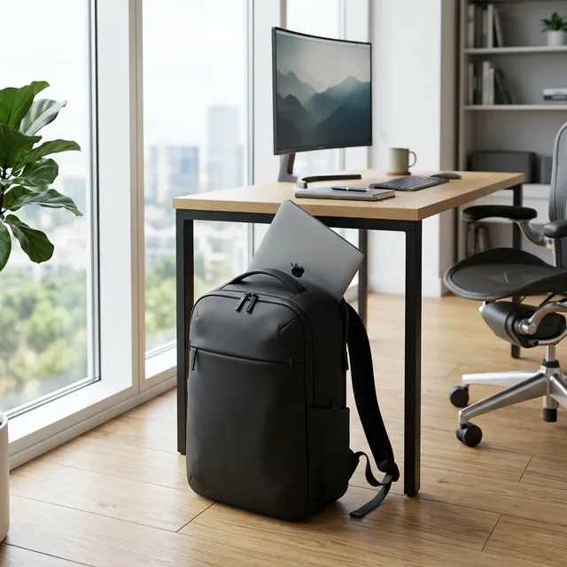 重いPCが羽のように軽く感じる！自立する「PCリュック」の絶大な効果