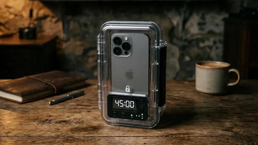 寝落ちスマホの呪縛から解放される、Kitchen Safe 禁欲ボックス