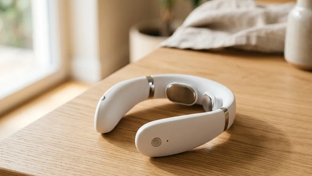 残業明けの『精神的な疲労』は首から来る？着けるだけで極楽のネックマッサージャー